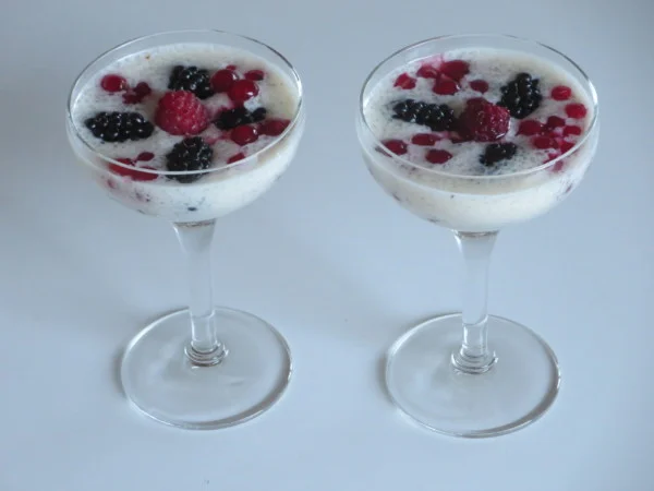Coupe de fruit au tapioca