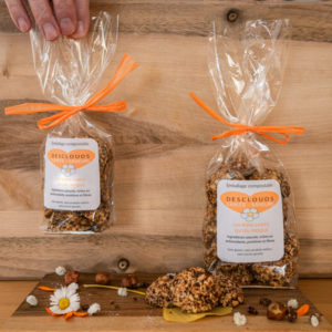 Les bons chocs qu'on croque, sachets à 80g et 150g